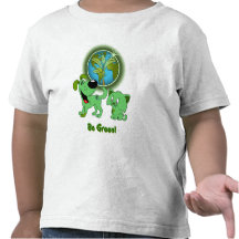 Var grön! (Löv och blad) Tee Shirts