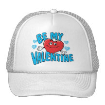 VAR MIN VALENTIN (blått) Trucker Kepsar