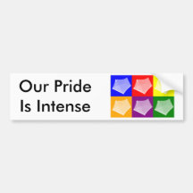 Vår pride är intensiv bildekal
