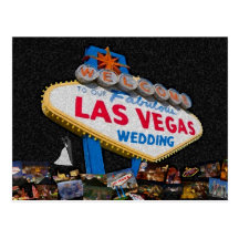 Vår sagolika Las Vegas bröllopvykort
