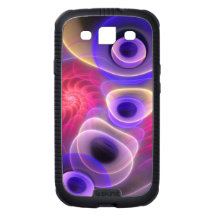 Vara besvärad den blåste abstrakt fractalen samsung galaxy s3 fodral