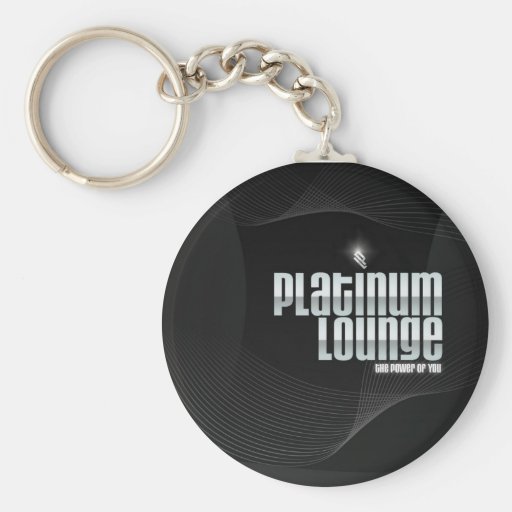 Vardagsrumsvart-/platinakeychain Nyckel Ring