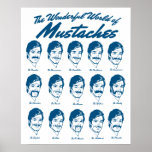 Värld av mustaschaffischen