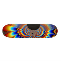 Världar kolliderar - fractalen skateboard deck