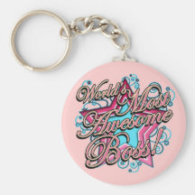 Världar mest enorm chef nyckelringar