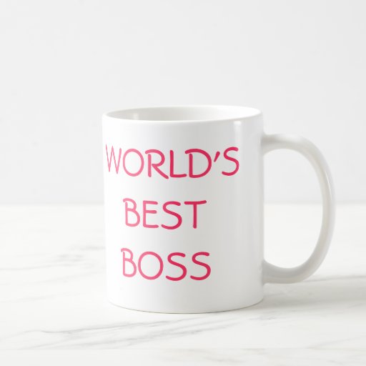 VÄRLDENS BÄST CHEF, är DU Kaffe Mugg