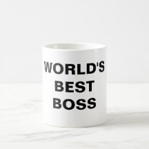 VÄRLDS BÄST CHEF KAFFE KOPP