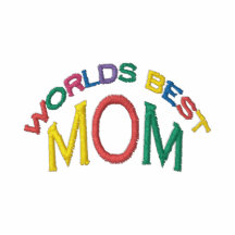 Världs bäst Mom broderade skjorta