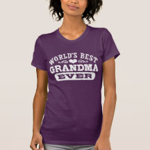 Världs bäst mormor någonsin tshirts