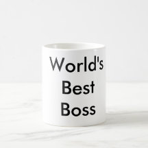 Världs bäst mugg för chefkaffe