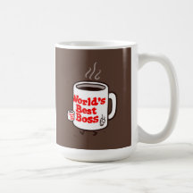 Världs bäst mugg för chefkaffe