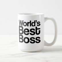 Världs bäst mugg för chefkaffe