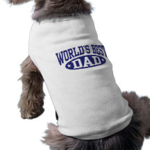 Världs bäst pappa hund t-shirts