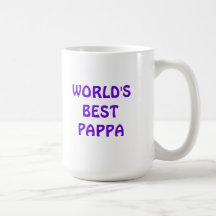 VÄRLDS BÄST PAPPA KAFFE KOPP