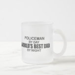 Världs bäst pappa - polis kaffe mugg