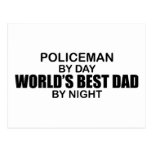 Världs bäst pappa - polis vykort