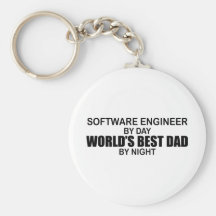 Världs bäst pappa - softwareingenjör nyckelring