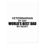 Världs bäst pappa - veterinär vykort