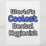 Världs kallaste tandhygienist full färg flygblad