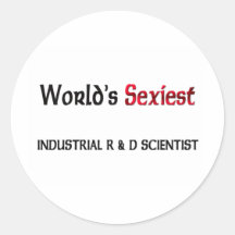 Världs mest sexiest industriella R & D-forskare Klistermärken