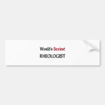 Världs mest sexiest Rheologist Bildekal
