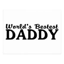 VärldsBestest pappa Vykort