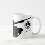 Världsfred! Inte krig Kaffe Mugg