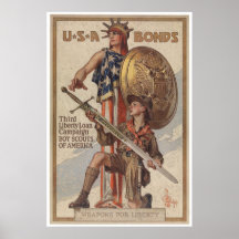 Världskrig för amerikankrigförbindelse mig 1915 print