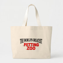 Världsmästaren som daltar zooen tote bags