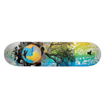 Världsvektordäck Skate Board Deck