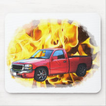Varm Chevy anpassningsbar Musmattor