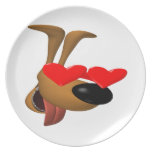 Varm Diggity hund Dinner Plate