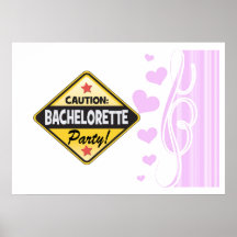 varna bachelorettepartyet, gult somvarning underte posters