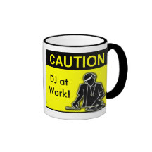 Varna DJ på arbete! Kaffe Mugg