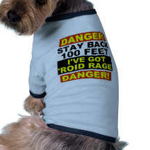 Varnande Roid spänner T-shirt För Husdjur
