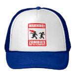 Varning! Zombiesmaj är den brännbara hatten Trucker Kepsar