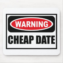 VarningsBILLIGTEN DATERAR Mousepad Musmattor