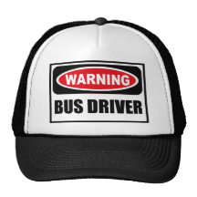 VarningsBUSSFÖRAREhatt Trucker Keps