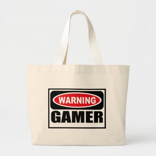 VarningsGAMEREN hänger lös Tote Bag