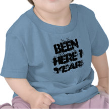 Vart här 1 år! t shirt