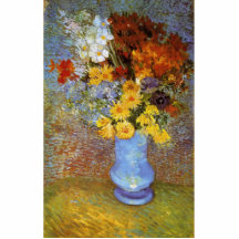 Vas med daisy och anemoner - Van Gogh Photo Sculpture