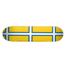 Västra sverige, sverigeflagga skate boards