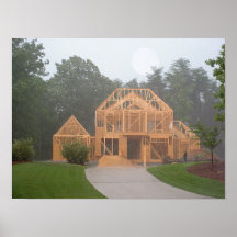 Vått hus print