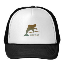 Vatten- apa - vintage trucker kepsar