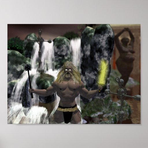 Vatten av gudarna print