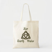 Vatten för Triquetra naturligt jordluft Tote Bag