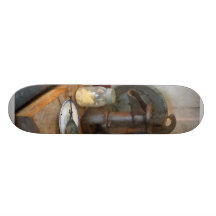 Vatten pumpar i kök anpassad skate board