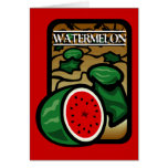 Vattenmelon Hälsnings Kort