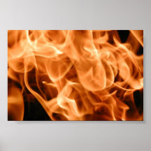 Växa flammande avfyrar affischer
