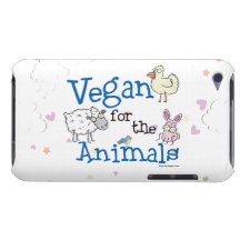 Vegan för djuren iPod Case-Mate fodral